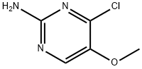 4-Chloro-5-methoxypyrimidin-2-amine Struktur