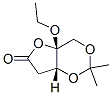 6H-Furo[3,2-d]-1,3-dioxin-6-one,4a-ethoxytetrahydro-2,2-dimethyl-,(4aR,7aR)-(9CI) Struktur