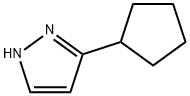 3-cyclopentyl-1H-pyrazole Struktur