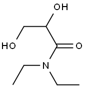 Propanamide, N,N-diethyl-2,3-dihydroxy- (9CI) Struktur