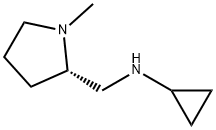 2-Pyrrolidinemethanamine,N-cyclopropyl-N-methyl-,(2S)-(9CI) Struktur