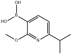 (6-Isopropyl-2-Methoxypyridin-3-yl)boronic acid Struktur