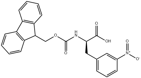 FMOC-D-3-NITROPHENYLALANINE Struktur