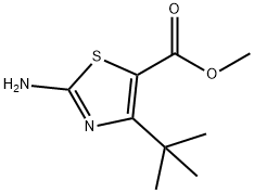 METHYL 2-AMINO-4-(TERT-BUTYL)-1,3-THIAZOLE-5-CARBOXYLATE Struktur