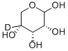 D-[4-2H]RIBOSE Struktur