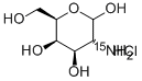 2-[15N]AMINO-2-DEOXY-D-GALACTOSE HYDROCHLORIDE Struktur