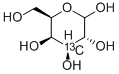 D-Galactose-3-13C Struktur