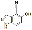 1H-Indazole-4-carbonitrile, 5-hydroxy- (9CI) Struktur