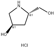 (3R,5S)-5-HYDROXYMETHYL-3-PYRROLIDINOL HCL Struktur