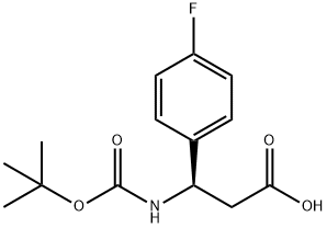 BOC-(R)-3-AMINO-3-(4-FLUORO-PHENYL)-PROPIONIC ACID