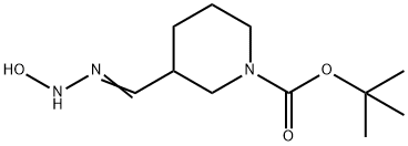 1-TERT-BUTYLOXYCARBONYL-3-(N-HYDROXYCARBAMIMIDOYL)PIPERIDINE Struktur