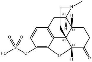 Hydromorphone 3-Sulfate Struktur