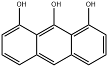 1,8,9-TRIHYDROXYANTHRACENE Structure