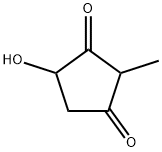 4-Hydroxy-2-methyl-1,3-cyclopentanedione Struktur