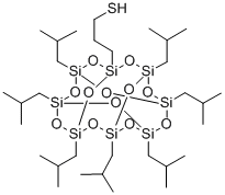 PSS-(3-MERCAPTO)PROPYL-HEPTAISOBUTYL SU& Struktur