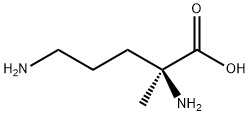 Ornithine, 2-methyl- (9CI) Struktur