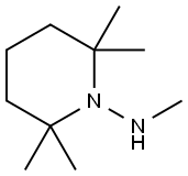 1-Methylamino-2,2,6,6-tetramethylpiperidine Struktur