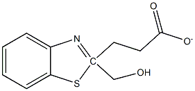 2-Benzothiazolemethanol,propanoate(ester)(9CI) Struktur