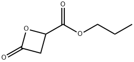 2-Oxetanecarboxylicacid,4-oxo-,propylester(9CI) Struktur