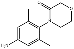 3-Morpholinone, 4-(4-amino-2,6-dimethylphenyl)- Struktur