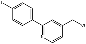 4-(CHLOROMETHYL)-2-(4-FLUOROPHENYL)PYRIDINE Struktur