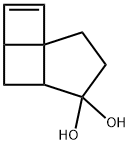 Tricyclo[4.3.0.01,4]non-2-ene-7,7-diol (9CI) Struktur