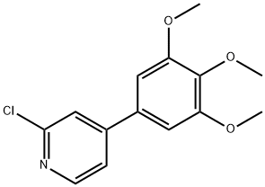 2-CHLORO-4-(3,4,5-TRIMETHOXYPHENYL)PYRIDINE Struktur