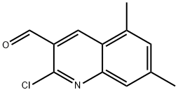 2-CHLORO-5,7-DIMETHYL-3-QUINOLINECARBALDEHYDE price.