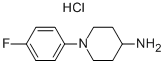 1-(4-fluorophenyl)piperidin-4-amine hydrochloride Struktur