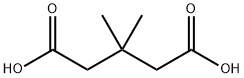 3,3-Dimethylglutaric acid Structure