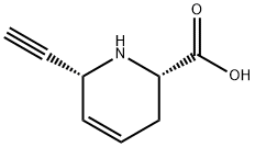 2-Pyridinecarboxylic acid, 6-ethynyl-1,2,3,6-tetrahydro-, (2S,6R)- (9CI) Struktur