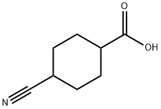 4-Cyanocyclohexane-1-carboxylic acid Struktur