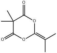 1,3-Dioxane-4,6-dione, 5,5-dimethyl-2-(1-methylethylidene)- Struktur