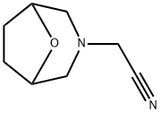 8-Oxa-3-azabicyclo[3.2.1]octane-3-acetonitrile(9CI) Struktur