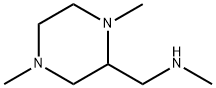 2-Piperazinemethanamine,N,N,1-trimethyl-(9CI) Struktur