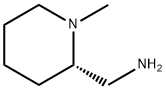 2-Piperidinemethanamine,1-methyl-,(2S)-(9CI) Struktur