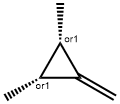 1α,2α-Dimethyl-3-methylenecyclopropane Struktur