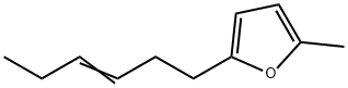 (Z)-2-(3-hexenyl)-5-methylfuran  Struktur