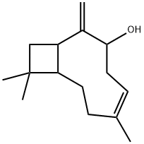 6,10,10-Trimethyl-2-methylenebicyclo[7.2.0]undec-5-en-3-ol Struktur