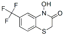 4-Hydroxy-6-trifluoromethyl-2H-1,4-benzothiazin-3(4H)-one Struktur