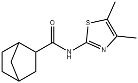 Bicyclo[2.2.1]heptane-2-carboxamide, N-(4,5-dimethyl-2-thiazolyl)- (9CI) Struktur