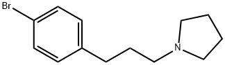 Pyrrolidine, 1-[3-(4-broMophenyl)propyl]- Struktur