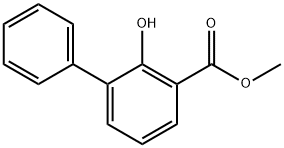 methyl 2-hydroxy-3-phenyl-benzoate Struktur