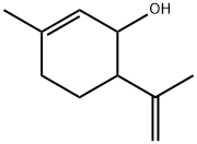 3-methyl-6-(1-methylvinyl)cyclohex-2-en-1-ol  Struktur