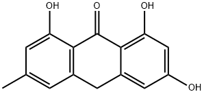 emodin anthrone Structure