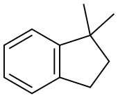 1H-Indene,2,3-dihydro-1,1-dimethyl- Struktur