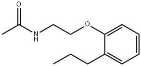 N-[2-(2-propylphenoxy)ethyl]acetamide Struktur