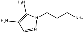 1H-Pyrazole-4,5-diamine,  1-(3-aminopropyl)- Struktur