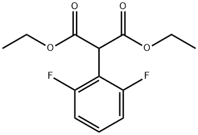 DIETHYL 2-(2,6-DIFLUOROPHENYL)MALONATE Struktur