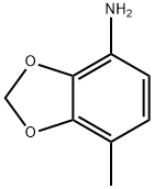 1,3-Benzodioxol-4-amine,  7-methyl- Struktur